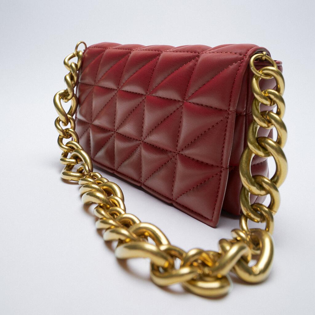 Women's Classic Style Rhombus Chain Oversized Quilted Crossbody Bags