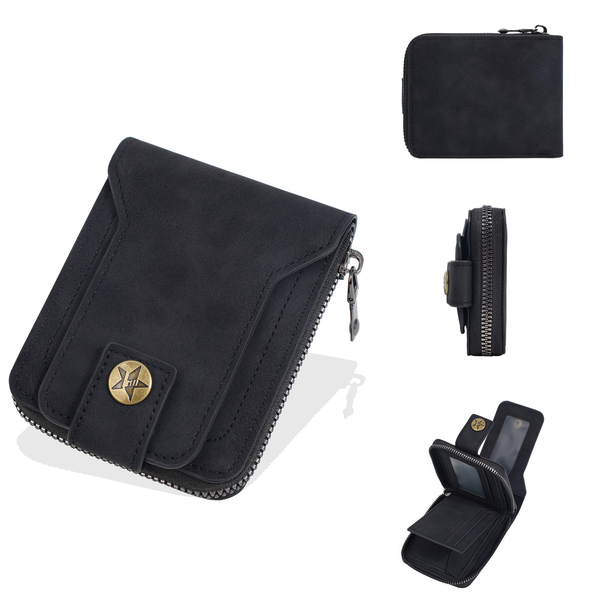 Men's Short Retro Credentials Storage High Sense Business Men's Wallet