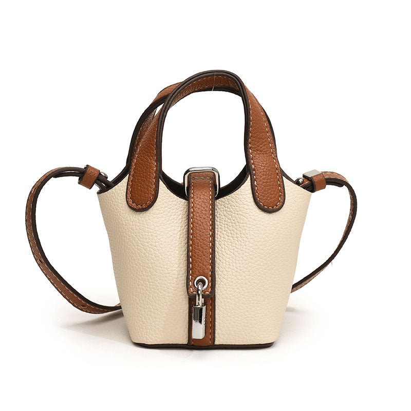 Fashion Color Contrast Western Style Vegetable Basket Bags