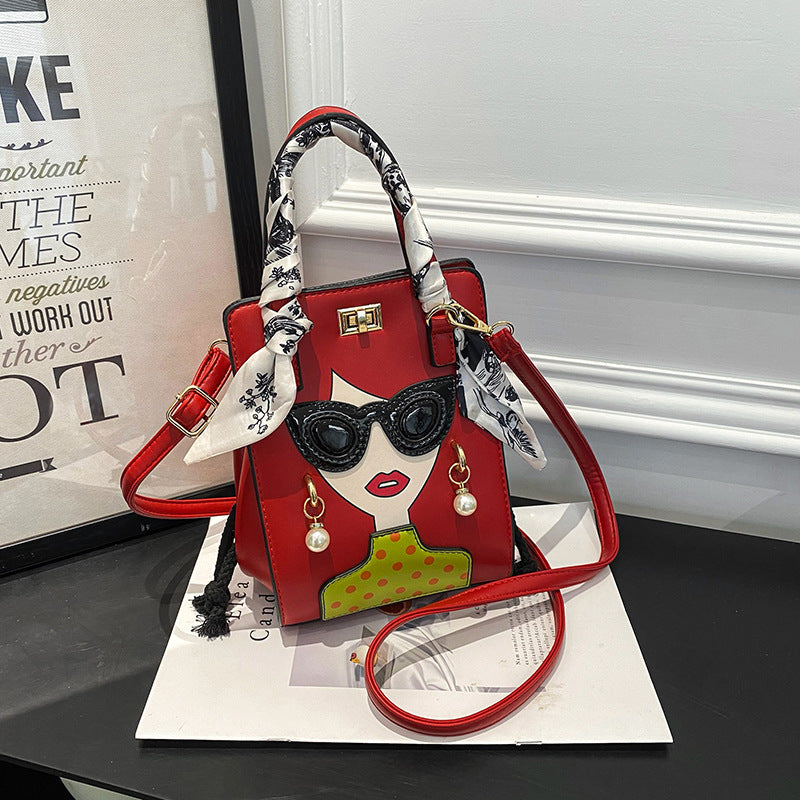 Women's Fashion Hot Style Beauty Head Handbags