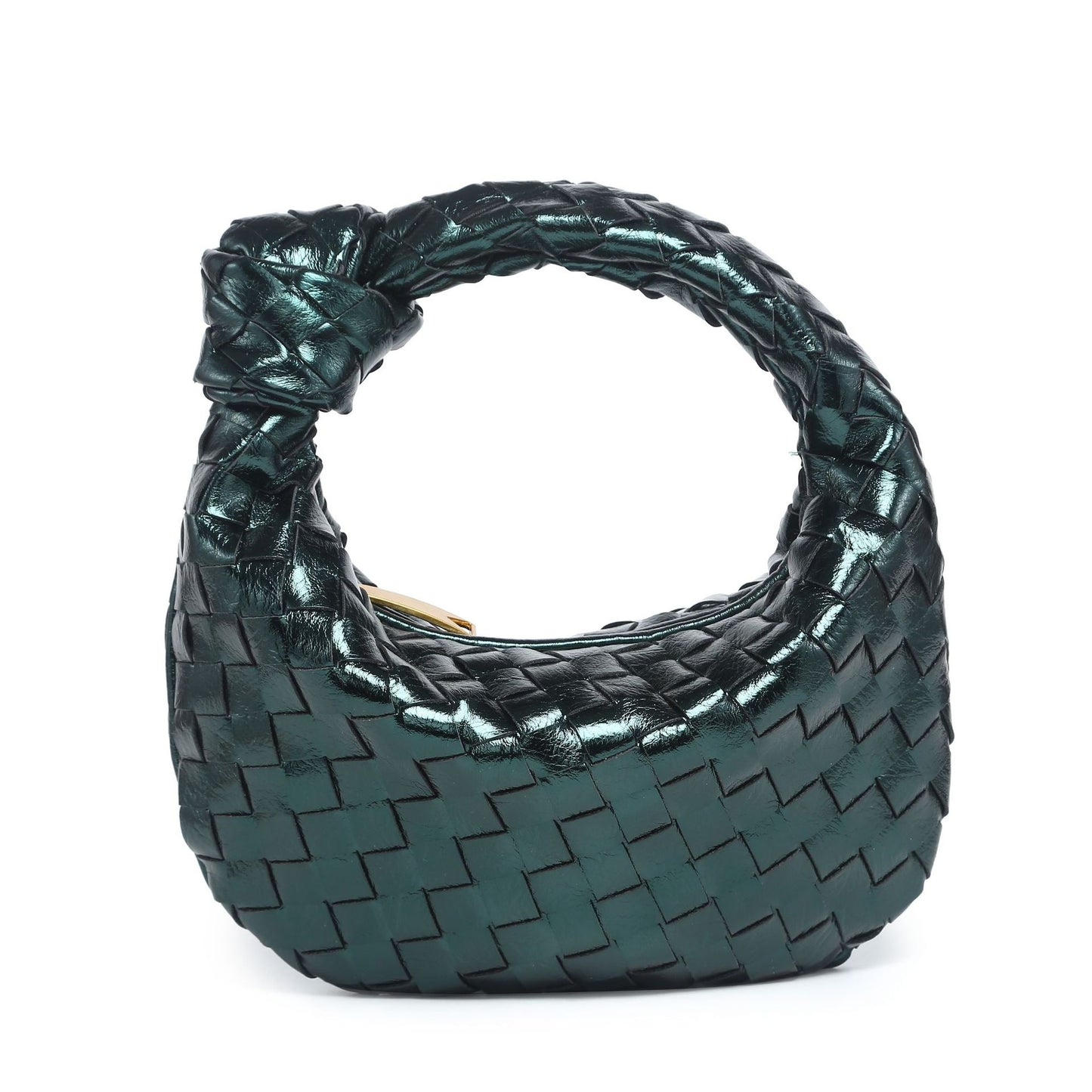Fashion Trend Dumpling Knotted Hand-woven Croissant Handbags