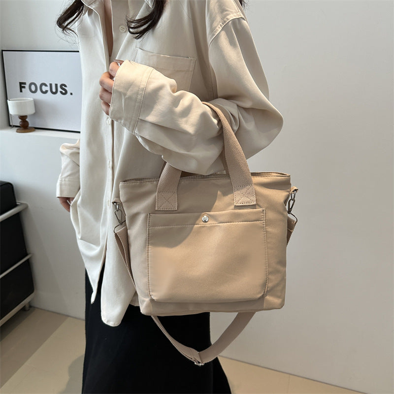 Women's Spring Fashion Simple Western Style Nylon Cloth Commuter Women's Shoulder Bag