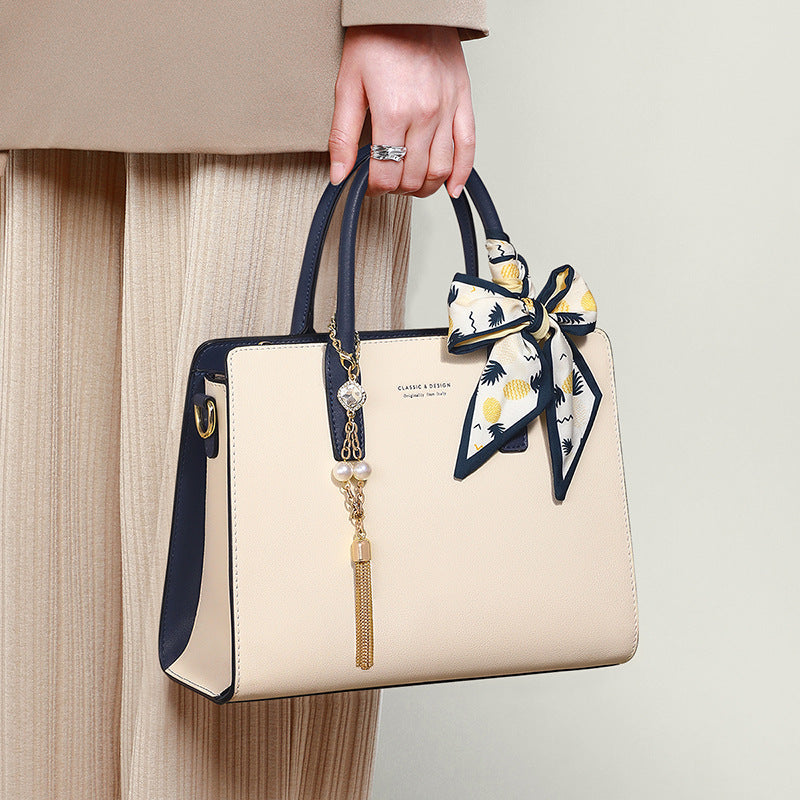 For Mom Niche Leather Advanced Texture Handbags