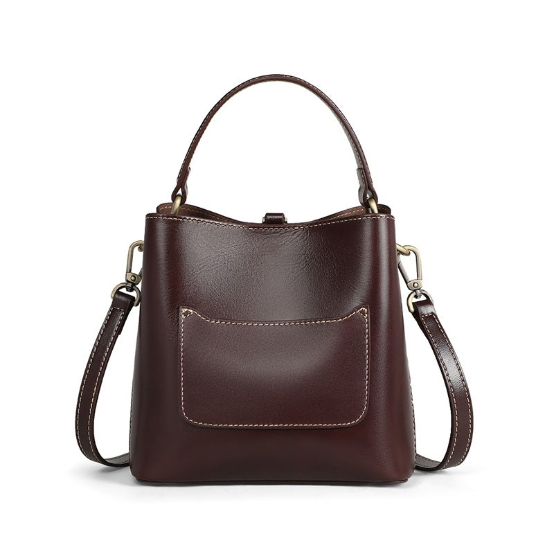 Women's Summer Genuine Leather Large Capacity Fashion Women's Messenger Bag