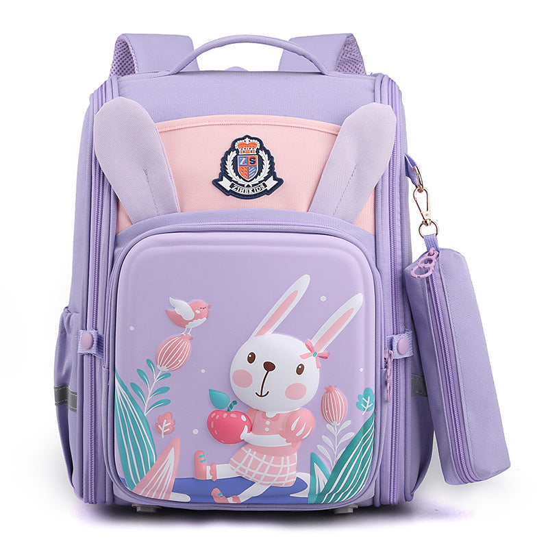 Male Burden Reduction Spine Protection Cartoon Space Elementary School Students' Schoolbags