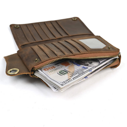 Men's Grab Large Capacity Clutch Multiple Slots Men's Wallets