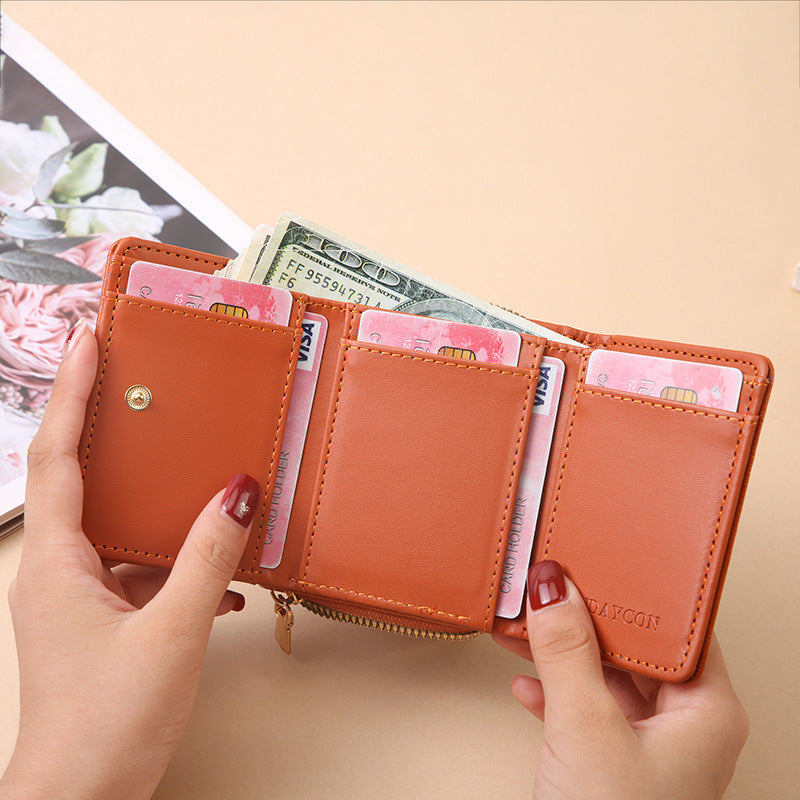 Women's Mini Short Large Capacity Creative Card Holder