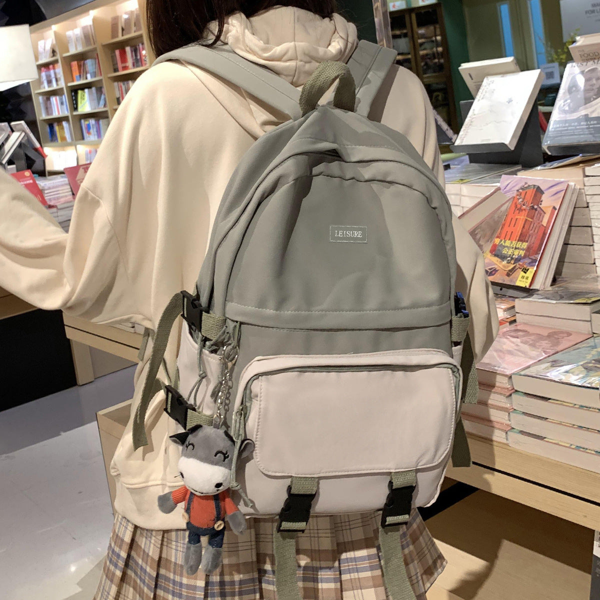 Style Cute Korean High Junior Primary Grade Three Elementary School Students' Schoolbags