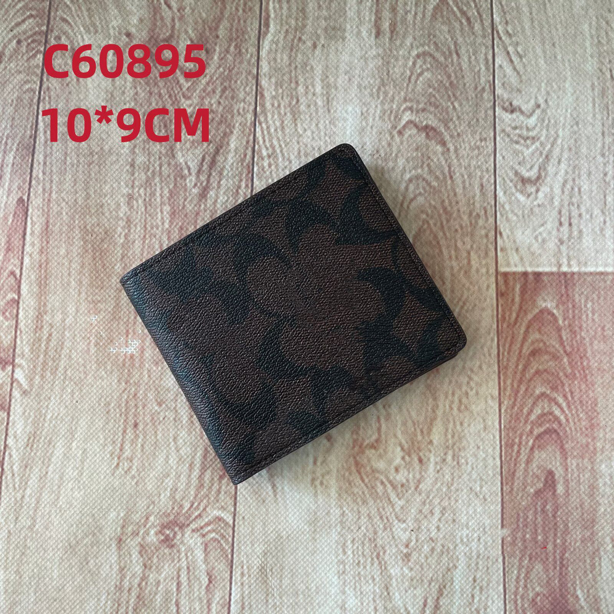 Men's Short Half Fold Simple Printed Men's Wallet
