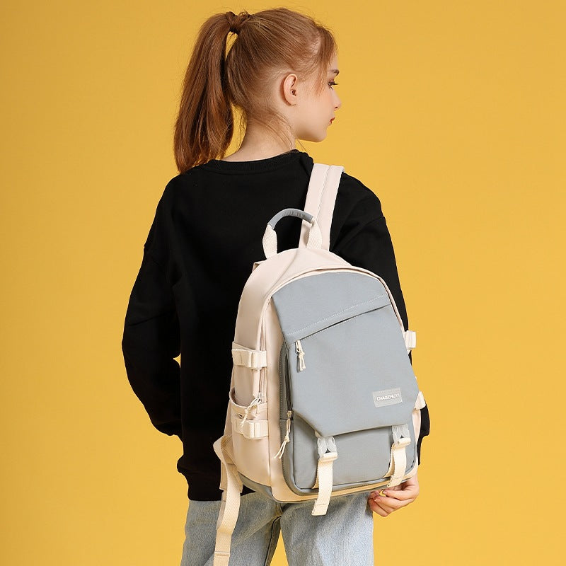 Women's Fashionable Korean Style Simple Junior's Lightweight Middle School Students' Schoolbags