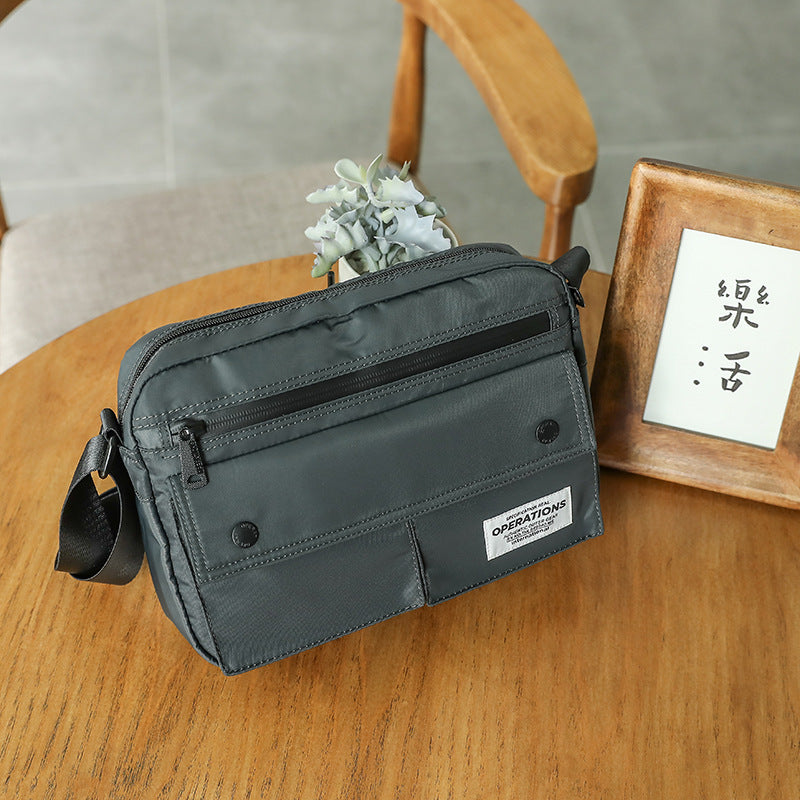 Men's Korean Style Simple Oxford Cloth Horizontal Men's Shoulder Bags