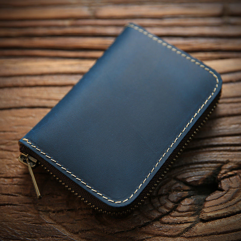 Men's Crazy Horse Leather First Layer Cowhide Purses