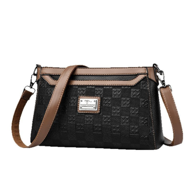 Women's Slouchy Elegant Fashion Rhombus Printed Crossbody Bags