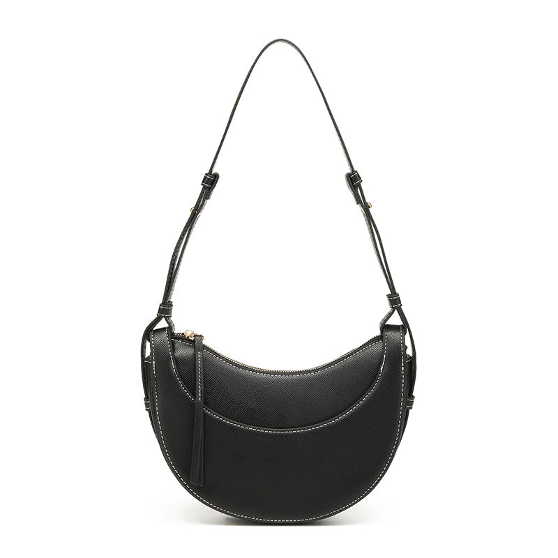 Women's French Minority Design Saddle Selenodont Soft Shoulder Bags