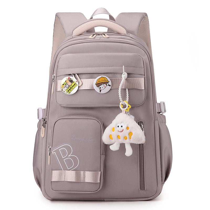 High Large Capacity Waterproof Stain Resistant Middle School Students' Schoolbags