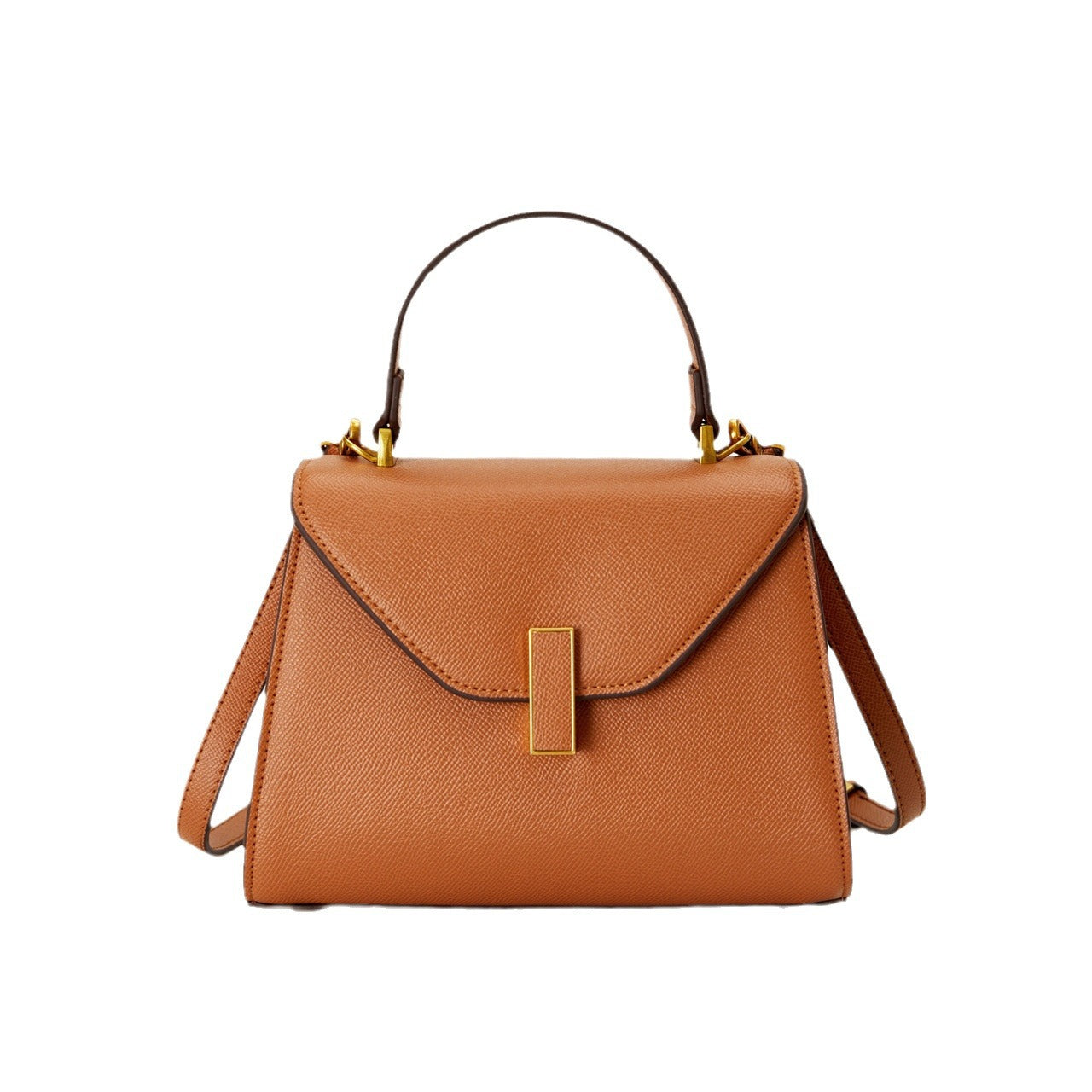 Women's Solid Color Retro Easy Matching Fashion Crossbody Bags