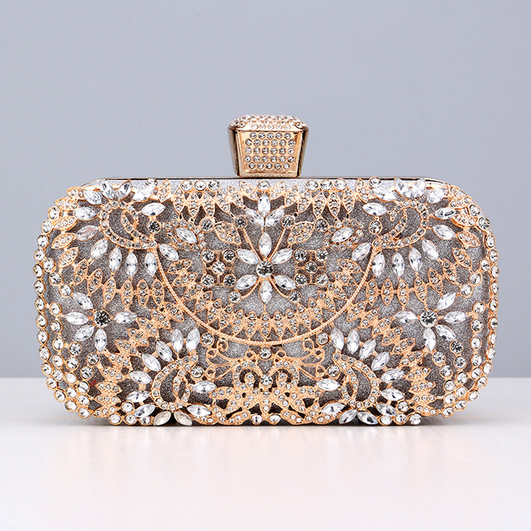 Women's Diamond Dinner Retro Banquet Hand Holding All Evening Bags