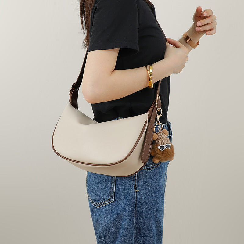 Women's Advanced Texture Niche Leather Dumpling Women's Messenger Bag