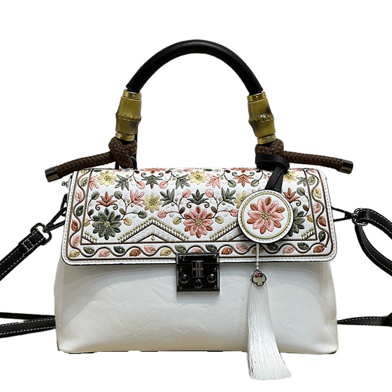 Women's Style Embroidery With Cheongsam Cotton Linen Hand Women's Handbag