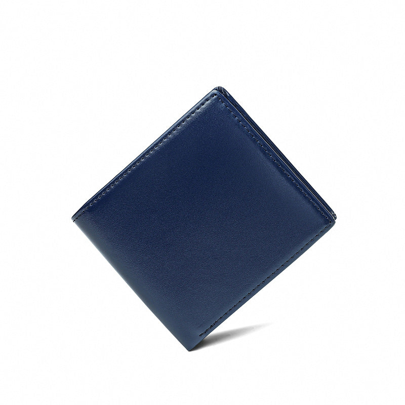 Men's Genuine Leather Two Fold Pocket Business Men's Wallets