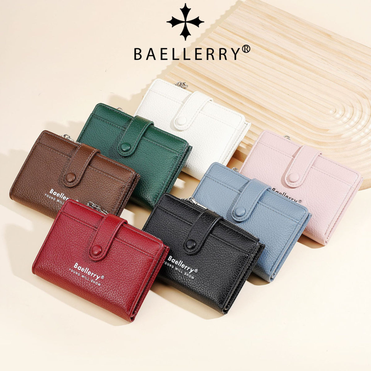 Women's Sense Multiple Slots Soft Flexible Leather Simple Fashion Coin Purses