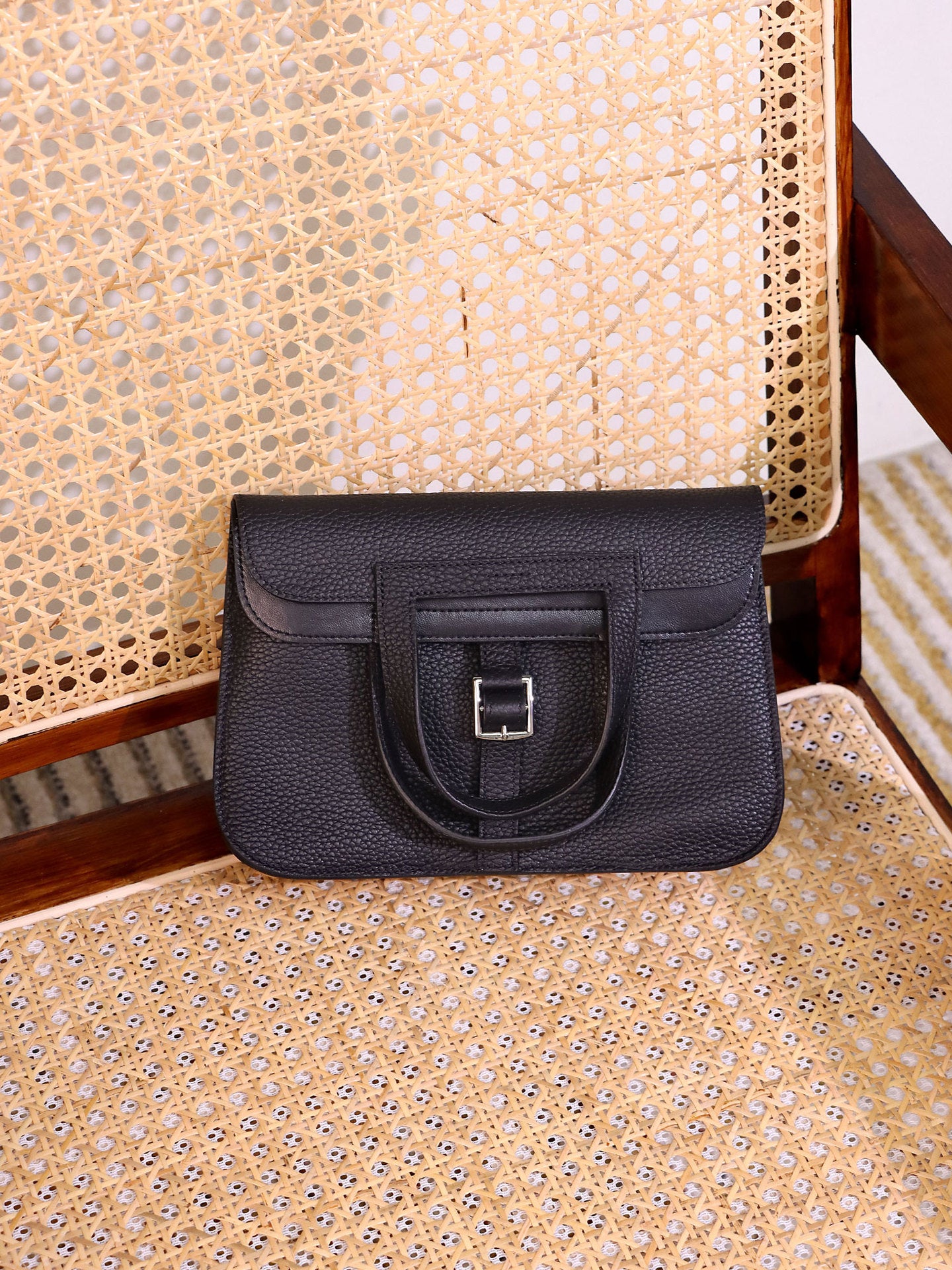 Hazan High Quality First Layer Cowhide Saddle Genuine Leather Bags