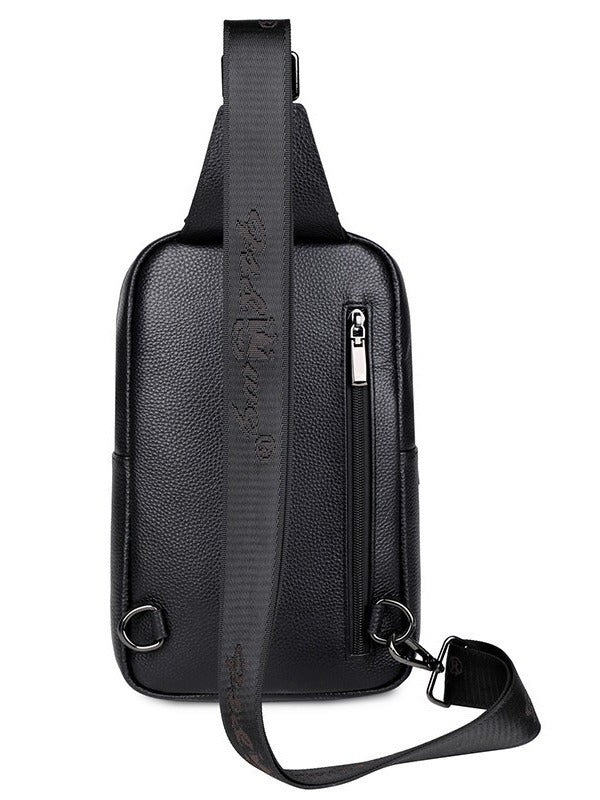 Men's Classy Leather First Layer Leisure Bags