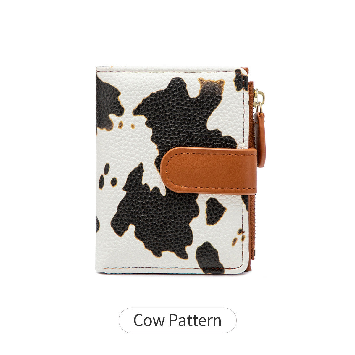 Fresh Crocodile Pattern Korean Short Folding Purses