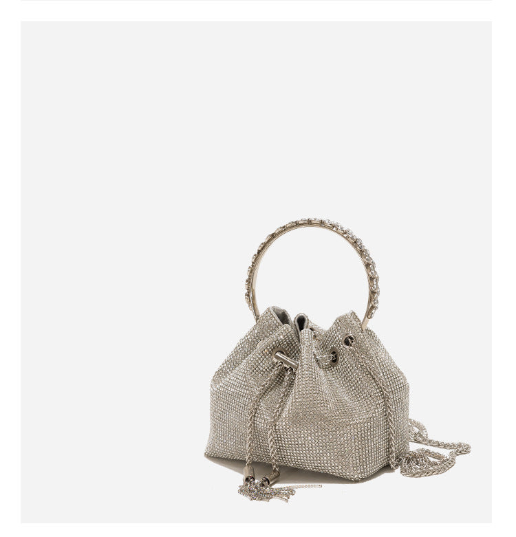 Summer Rhinestone Shiny Diamond Special Interest Light Handbags