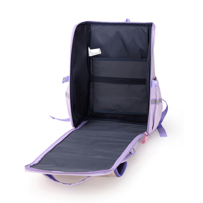 Children's Simple Style Contrast Color Boys Elementary School Students' Schoolbags