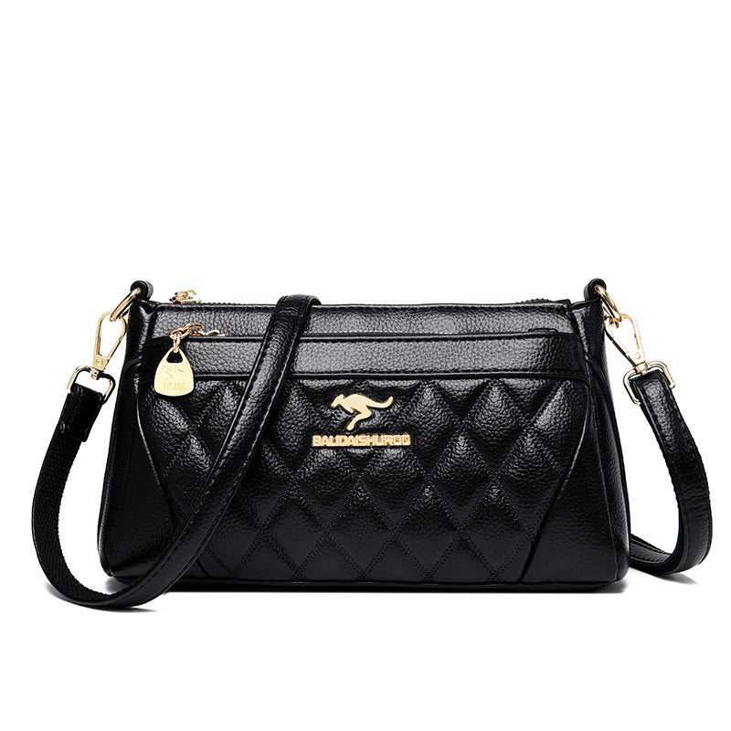 Women's Stylish Diamond Check Fashion Mom Shoulder Bags