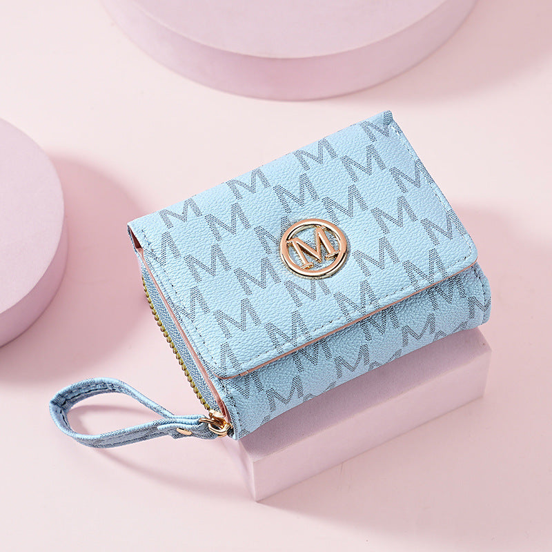 Women's Short Boom Three Fold Fashion Simple Purses