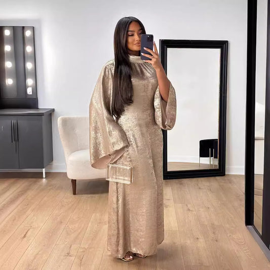 Creative Fashion Stitching Turkish Elegant Dress Clothing