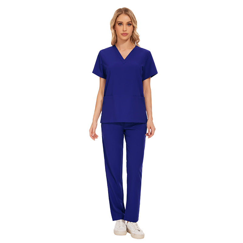 Elastic T-shirt Work Clothes Summer Thin Uniform