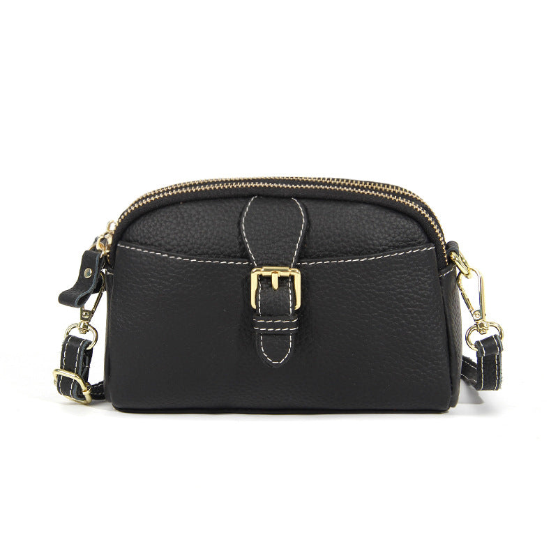 Women's First Layer Cowhide Summer Large Capacity Crossbody Bags