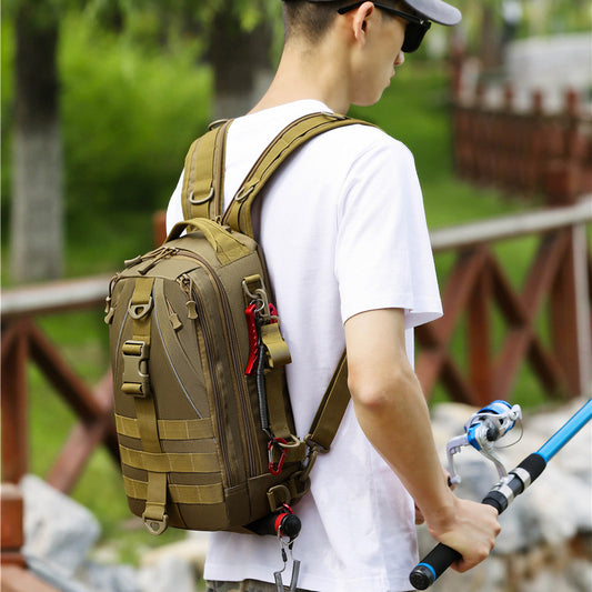 Comfortable Dual Use Fishing Lure Camouflage Sports Backpacks