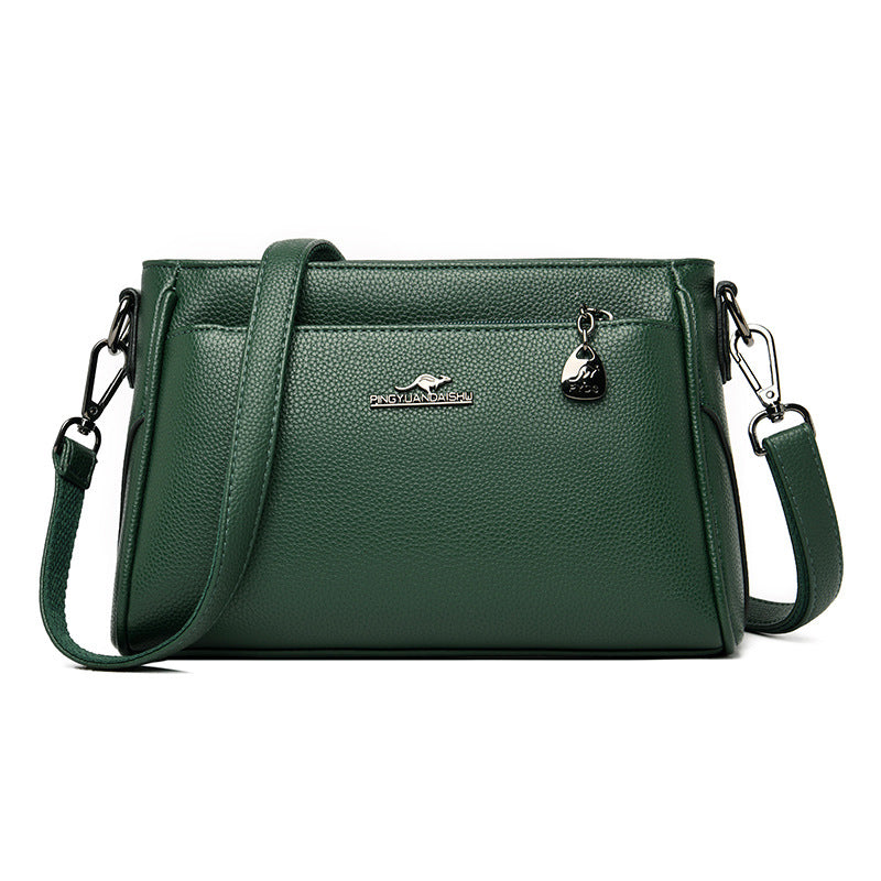 Women's Classic Plain Kangaroo Fashion Mom Crossbody Bags