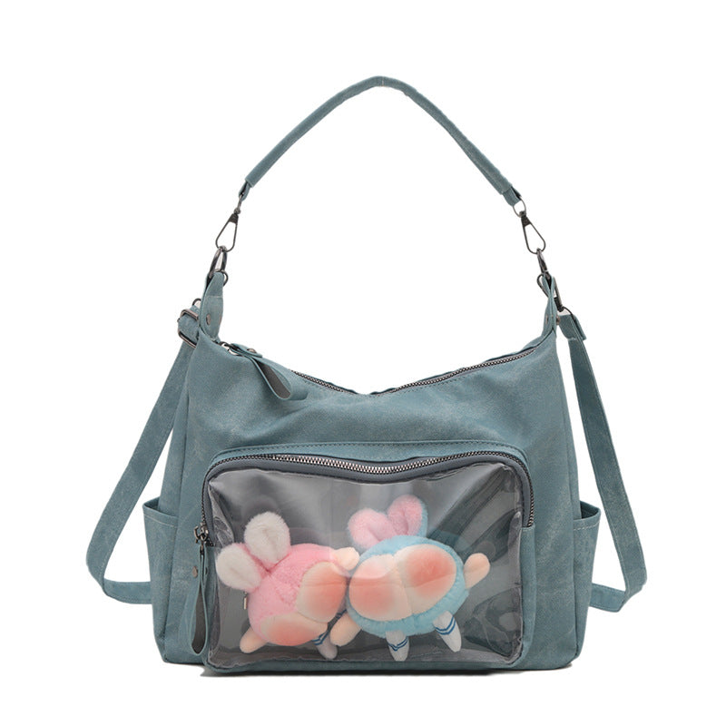 Style Transparent Barlow Valley Cartoon Large Capacity Versatile Bags