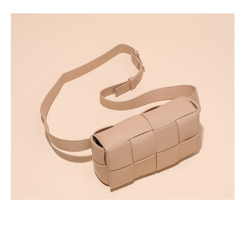 Women's & Men's & Woven Chain Avocado Green Waist Packs