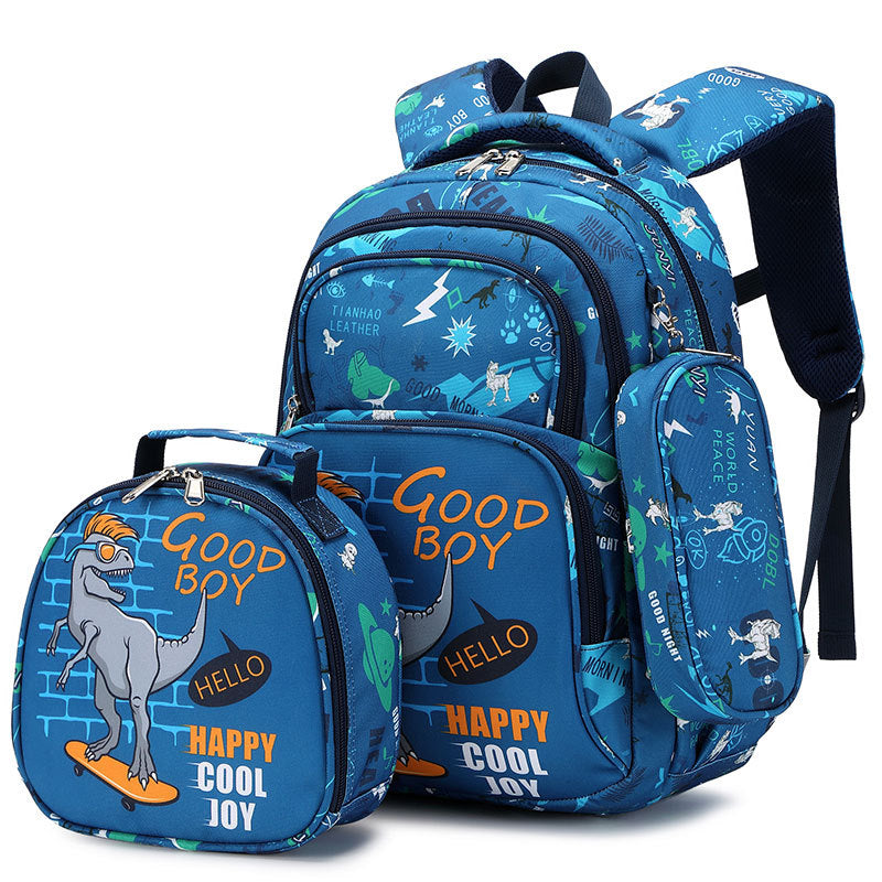 Children's Primary Three-piece Set Grade Book Elementary School Students' Schoolbags