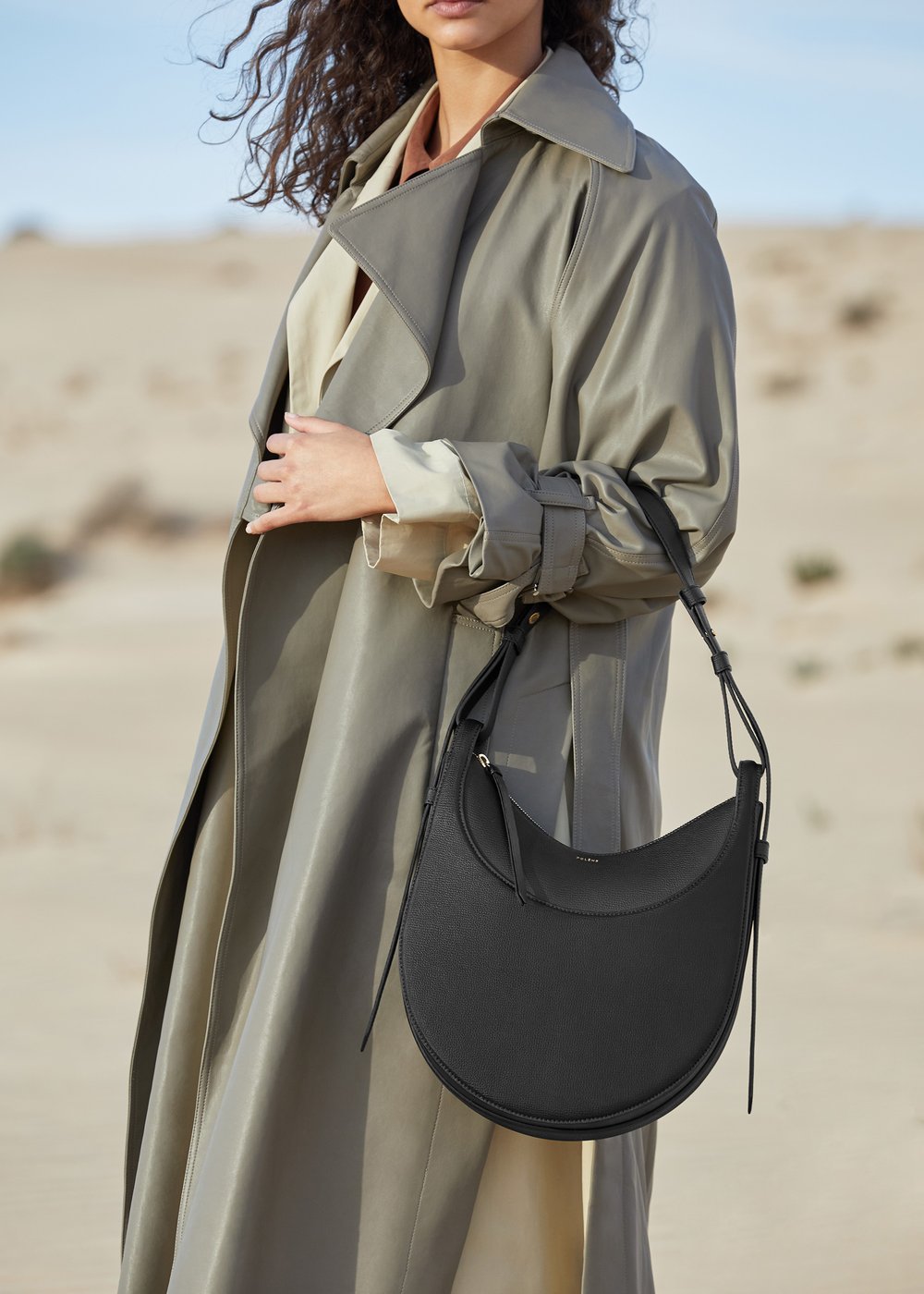 Women's French Half Moon Underarm Saddle Shoulder Bags