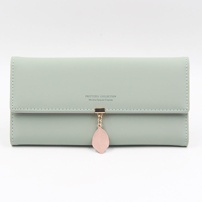Women's Long Zipper Hasp Korean Style Trendy Ladies Wallet