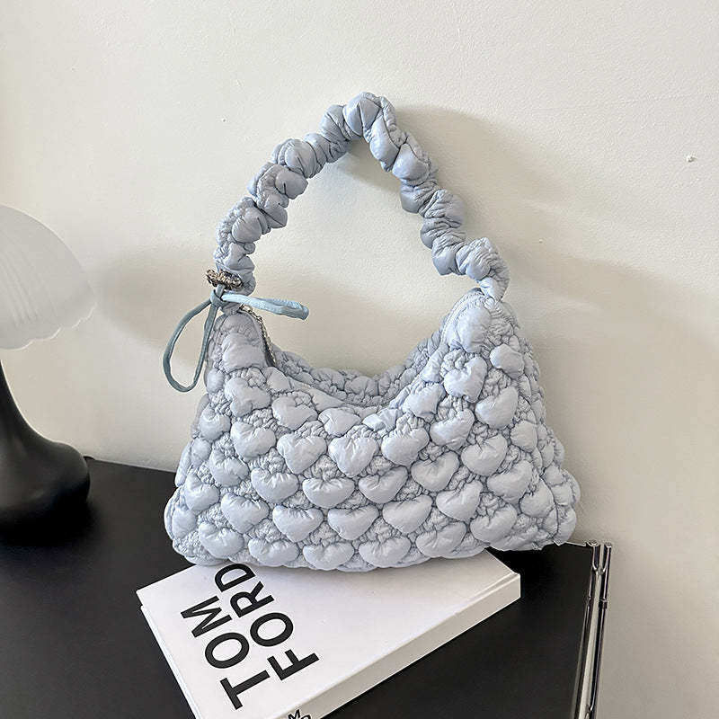 Women's Design Underarm Personalized Commuter Pleated Cloud Shoulder Bags