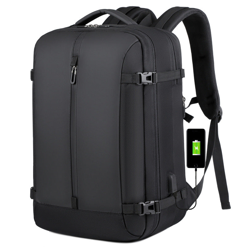 Men's Business Commute Large Capacity Scalable Multifunctional Backpacks