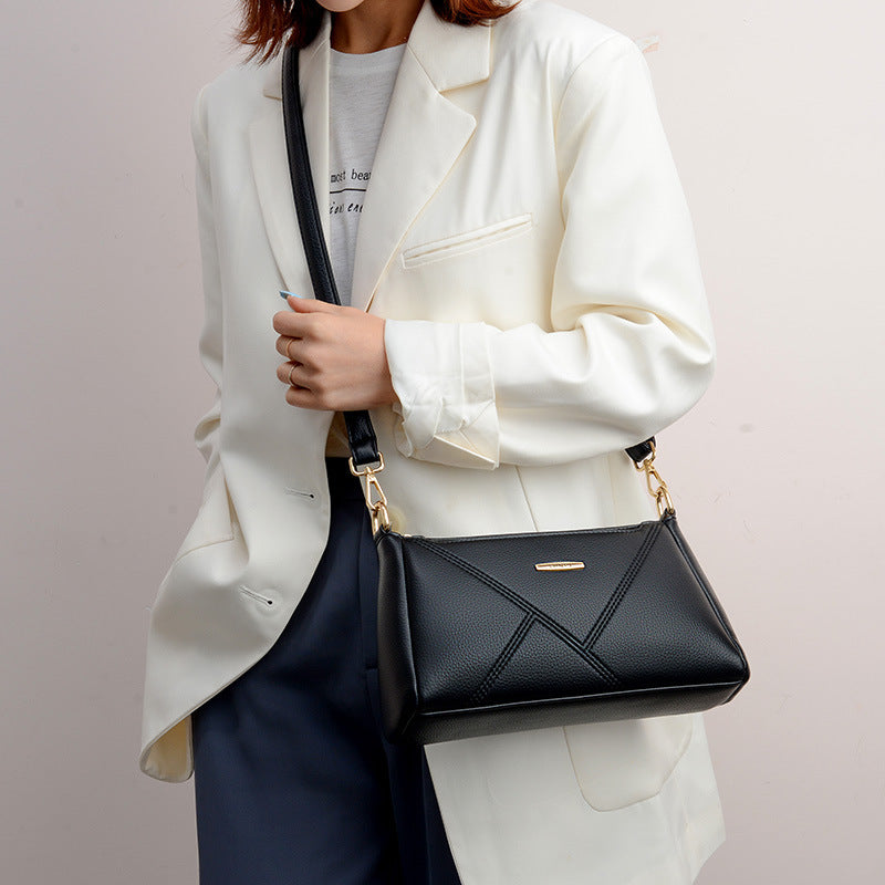 Women's Elegant Fashion Mom Underarm Leather Crossbody Bags