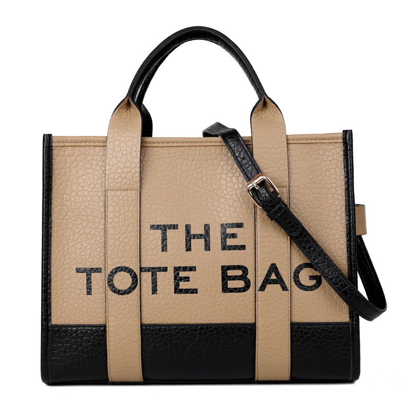 Two Colors Fashion Letter Large Capacity Tote Bags
