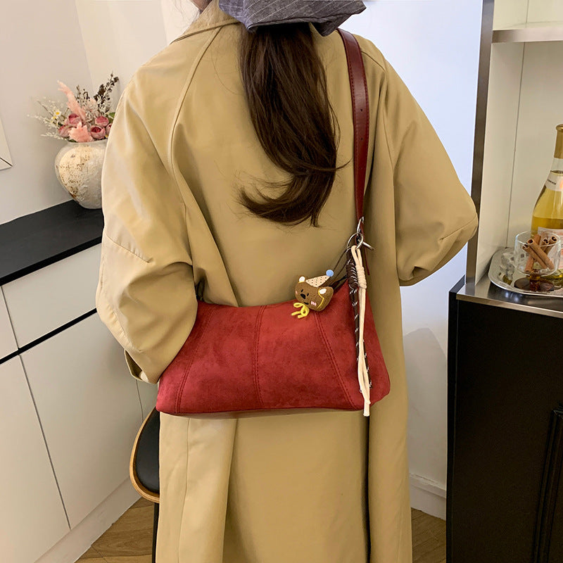Women's Korean Style Simple Fashion Portable Dumpling Bags