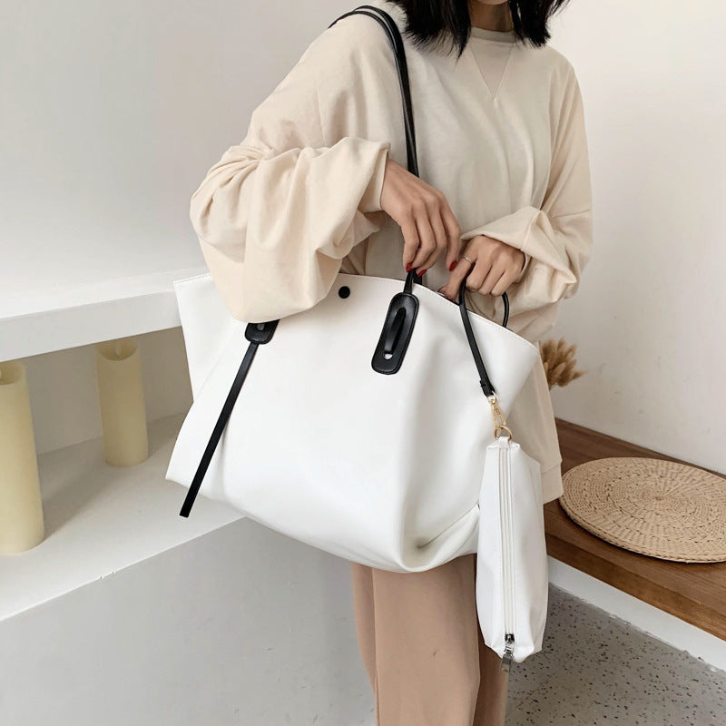Women's Advanced Texture Large Capacity Fashion Korean Style Women's Shoulder Bag