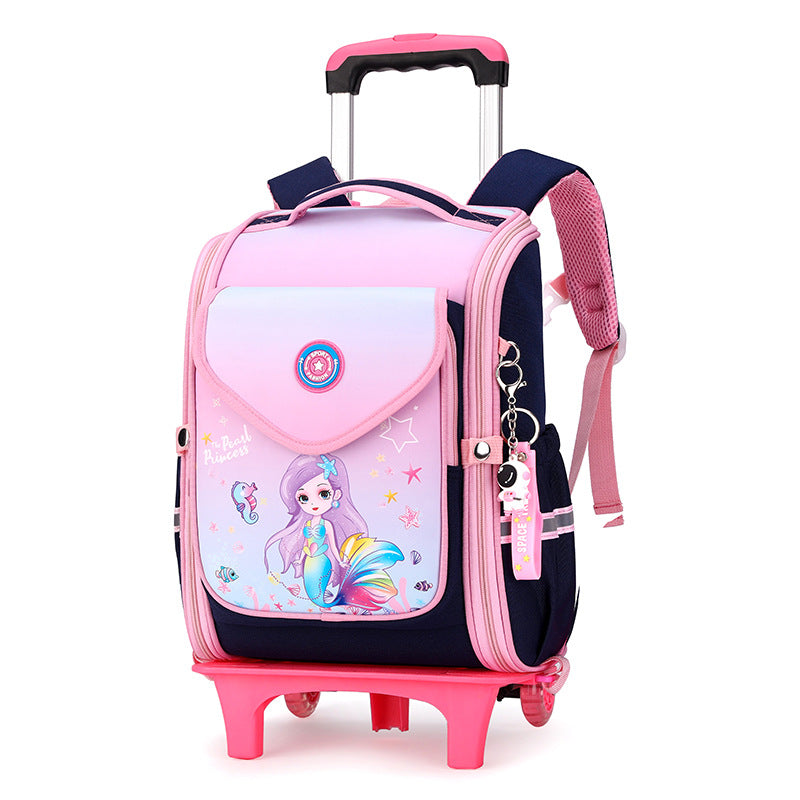 Natural Fish Primary Lightweight Waterproof Large Elementary School Students' Schoolbags