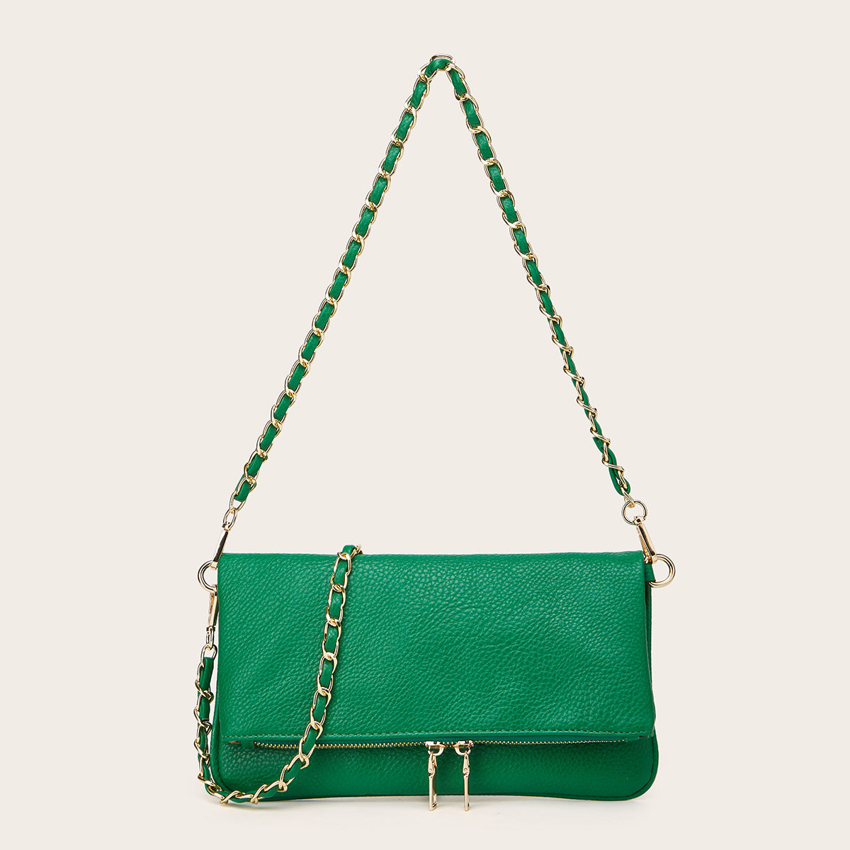 Women's Lychee Pattern Underarm Chain Fashion High-grade Crossbody Bags